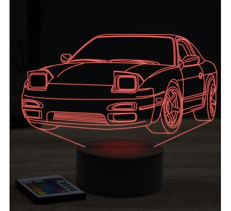 Beling 3D lampa, nissan 240SX, 7 farebná Y5