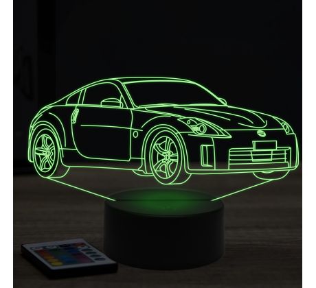 Beling 3D lampa, nissan 350Z, 7 farebná Y7