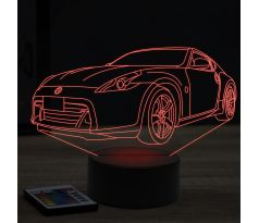 Beling 3D lampa, nissan 370Z, 7 farebná Y8