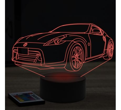 Beling 3D lampa, nissan 370Z, 7 farebná Y8