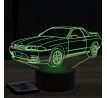 Beling 3D lampa,nissan GTR R32, 7 farebná Y11