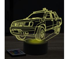 Beling 3D lampa,nissan offroad pickup 2 , 7 farebná Y118