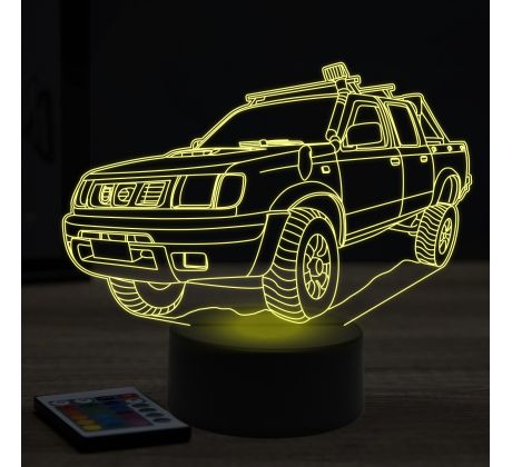 Beling 3D lampa,nissan offroad pickup 2 , 7 farebná Y118