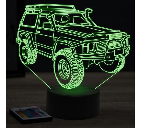 Beling 3D lampa,nissan patrol Y60, 7 farebná Y20