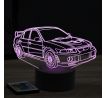 Beling 3D lampa,mitsubishi EVO6 1999, 7 farebná Y22