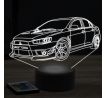 Beling 3D lampa, mitsubishi evolution,7 farebná Y30