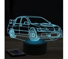 Beling 3D lampa, mitsubishi evolution 8,7 farebná Y31