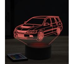 Beling 3D lampa, Mitsubishi Lancer Evo 9 vagon,7 farebná Y35