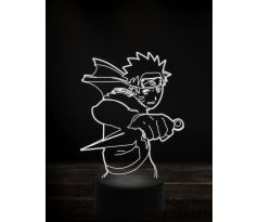 Beling 3D lampa, Naruto,7 farebná Y38L5