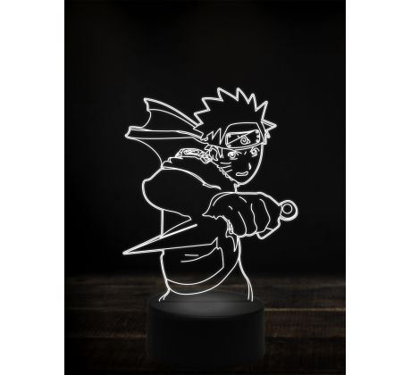 Beling 3D lampa, Naruto,7 farebná Y38L5