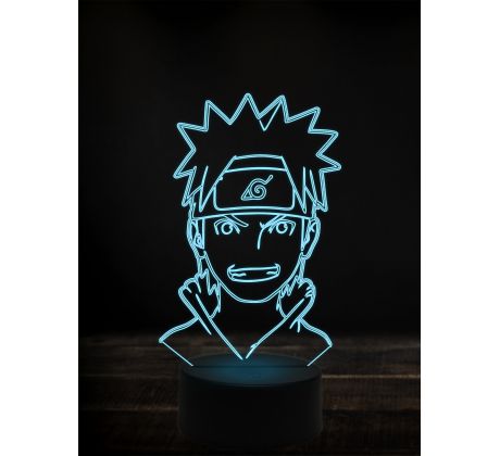 Beling 3D lampa, Naruto 4,7 farebná Y38L8