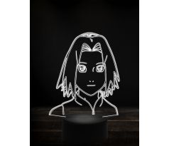 Beling 3D lampa, Sakura Harunoqo ,7 farebná Y38L14