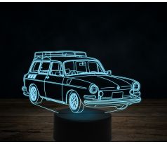 Beling 3D lampa,1965-Volkswagen-Type-3-Squareback,7 farebná VW3