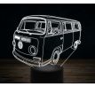 Beling 3D lampa,1968-Volkswagen-T2-Mini-Bus,7 farebná VW4
