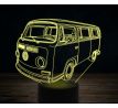 Beling 3D lampa,1968-Volkswagen-T2-Mini-Bus,7 farebná VW4