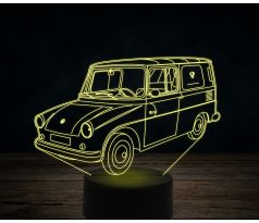 Beling 3D lampa,volksvagen german frido,7 farebná VW10