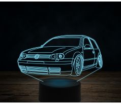 Beling 3D lampa,volksvagen golf 6,7 farebná VW11