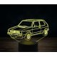Beling 3D lampa, volkswagen golf mk1 gti, 7 farebná VW12