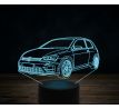 Beling 3D lampa, volkswagen golf 7, 7 farebná VW13