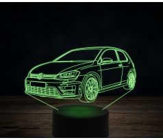 Beling 3D lampa, volkswagen golf 7, 7 farebná VW13