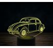 Beling 3D lampa,Vokswagen Beetle 1994, 7 farebná VW14