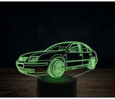 Beling 3D lampa,Volkswagen bora V5, 7 farebná VW15