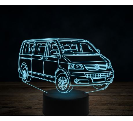 Beling 3D lampa,Volkswagen T5 Transporter, 7 farebná VW16