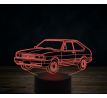 Beling 3D lampa,Volkswagen car, 7 farebná VW17