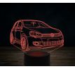 Beling 3D lampa,Volkswagen Golf Mk6, 7 farebná VW20