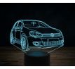 Beling 3D lampa,Volkswagen Golf Mk6, 7 farebná VW20