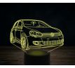 Beling 3D lampa,Volkswagen Golf Mk6, 7 farebná VW20