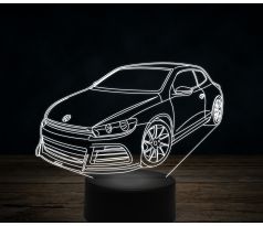 Beling 3D lampa, Volkswagen-Scirocco-R, 7 farebná VW23