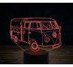 Beling 3D lampa,Volkswagen T1 Pick Up, 7 farebná VW24