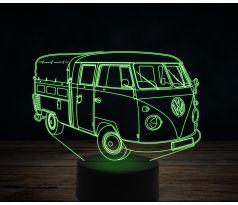Beling 3D lampa,Volkswagen T1 Pick Up, 7 farebná VW24