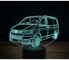 Beling 3D lampa,Volkswagen T5 van, 7 farebná VW26