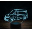 Beling 3D lampa,Volkswagen ambulance, 7 farebná VW32