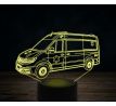 Beling 3D lampa,Volkswagen ambulance, 7 farebná VW32