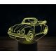Beling 3D lampa, Volkswagen kever cabrio, 7 farebná VW43