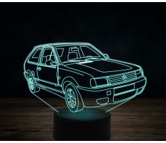 Beling 3D lampa,Volkswagen Polo 86c 2F, 7 farebná VW44