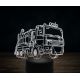 Beling 3D lampa,DAF AS85 XC, 7 farebná K14