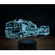 Beling 3D lampa,DAF CF príves s bágrom, 7 farebná K16