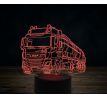 Beling 3D lampa,DAF CF450 fuel truck, 7 farebná K18