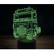 Beling 3D lampa,DAF XF 460 FTG, 7 farebná K20