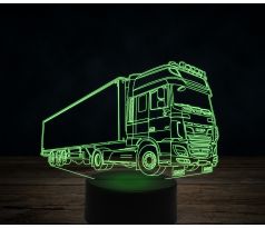 Beling 3D lampa,DAF XF commercial, 7 farebná K24