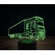 Beling 3D lampa,DAF XF commercial, 7 farebná K24