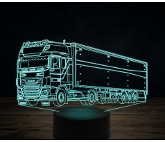 Beling 3D lampa,DAF XF commercial 2, 7 farebná K25