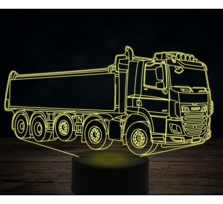 Beling 3D lampa,DAF heavy truck, 7 farebná K29