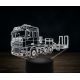 Beling 3D lampa,DAF Nákladné auto s plošinou, 7 farebná K31
