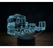 Beling 3D lampa,DAF Nákladné auto s plošinou, 7 farebná K31