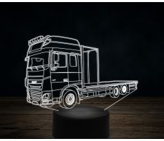 Beling 3D lampa,DAF Nákladné auto s plošinou 2, 7 farebná K32